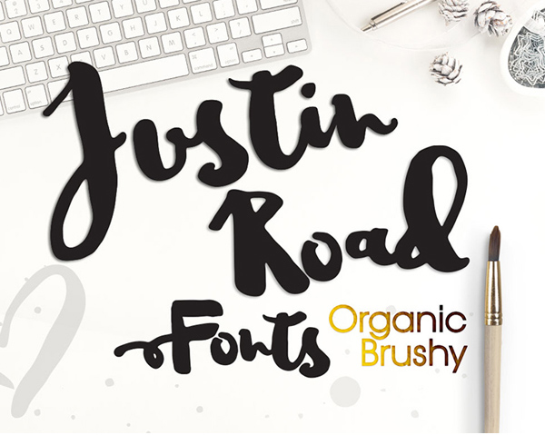 Justin Road Free Font